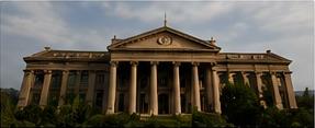 Illustrative institutional building from the supplied reference layout